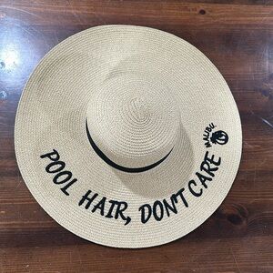 Pool hair don’t care sun hat